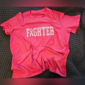 Pink 'Fighter'  T-Shirt